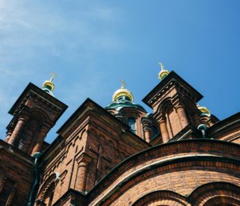 low angle shot of a cathedral